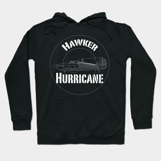 Hawker Hurricane Hoodie by BearCaveDesigns